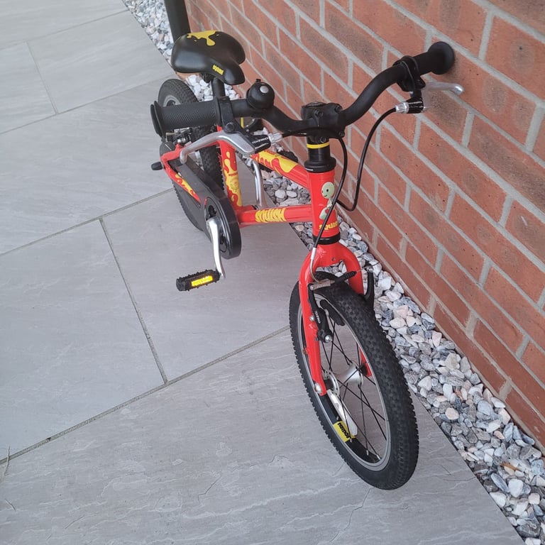 Squish bike 16" red
