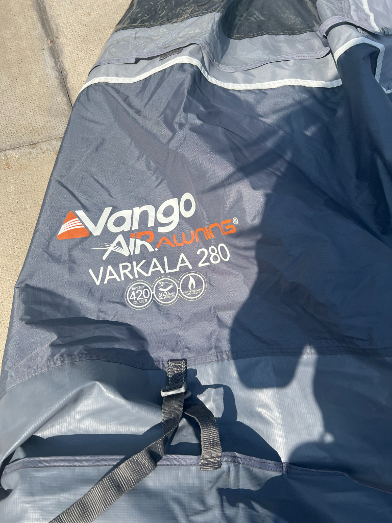 FOR SALE - VANGO 280 PORCH AIR AWNING & GROUND SHEET