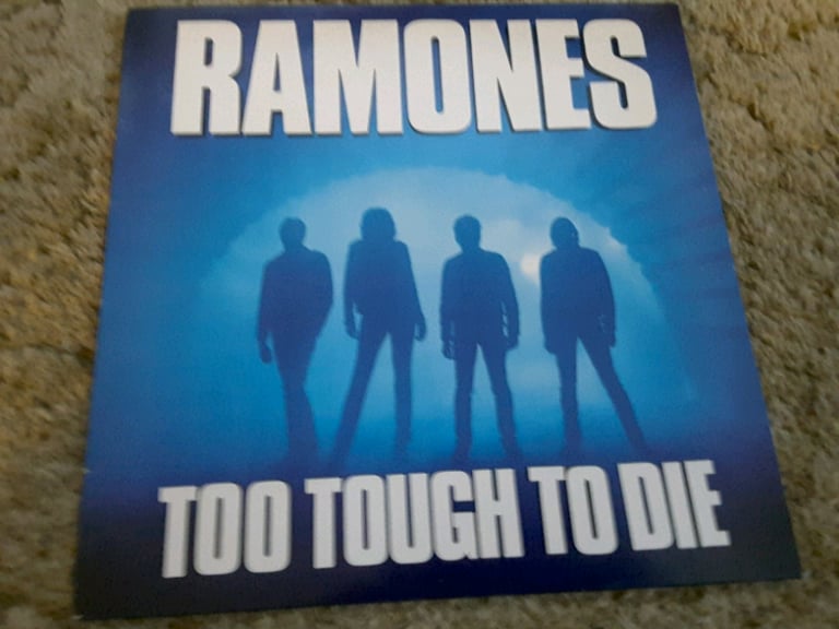 RAMONES - TOO TOUGH TO DIE LP ROCK PUNK NEAR MINT