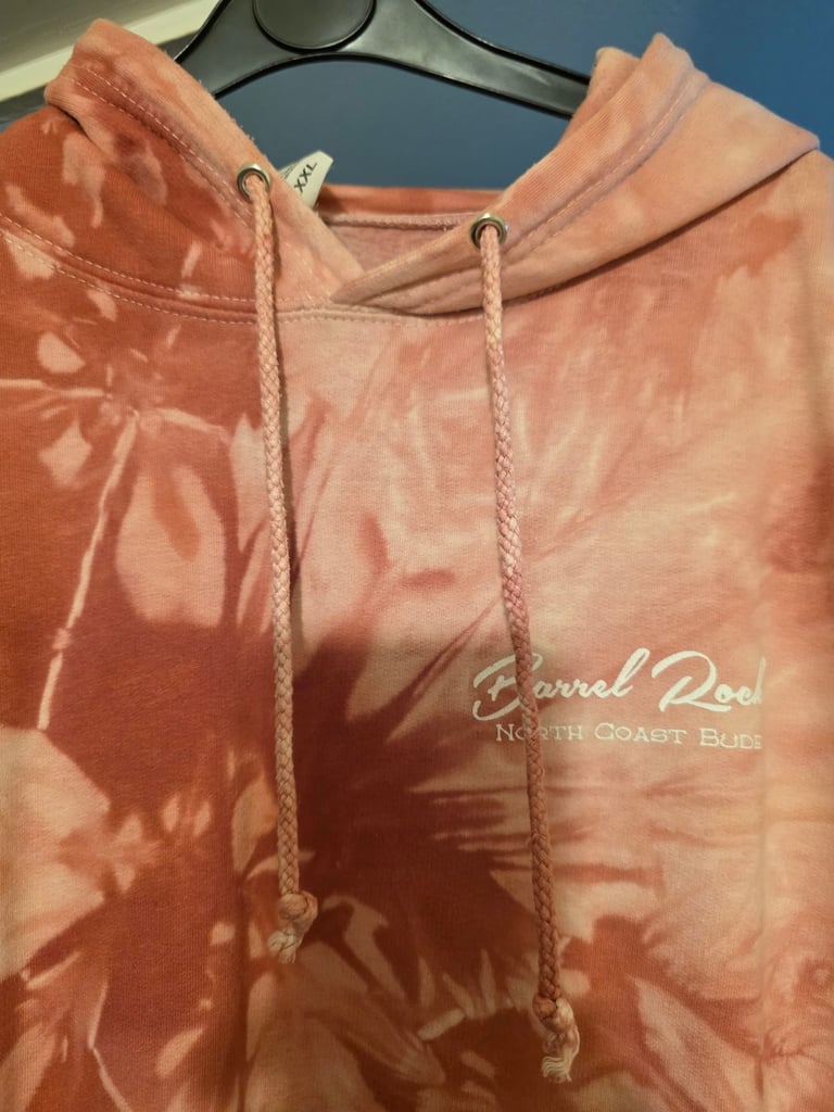 Womens tue dye hoodie .