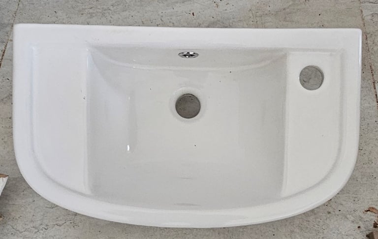 New Compact cloakroom basin sink