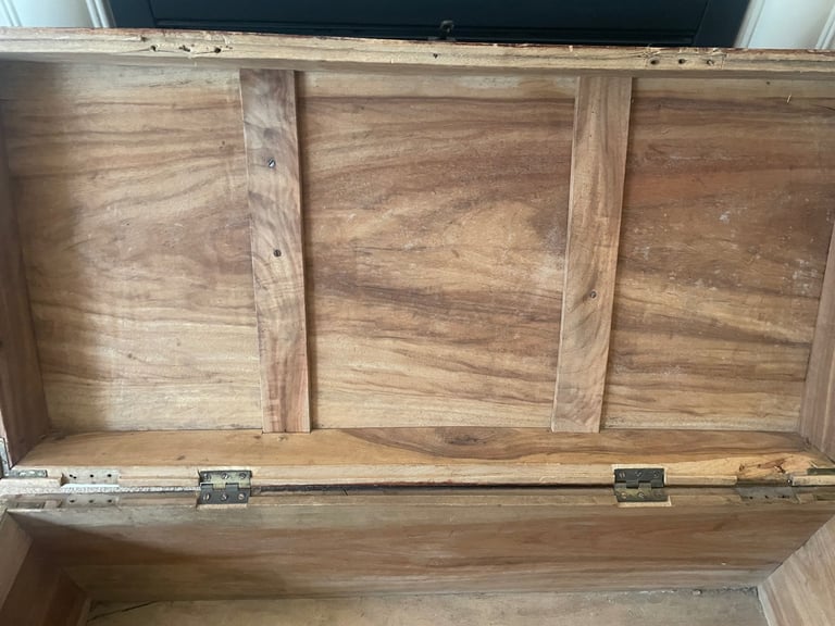 Antique Camphorwood campaign Trunk/Chest - 19th Century 
