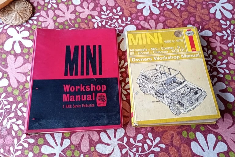 Original Mini workshop manual and Haynes manual