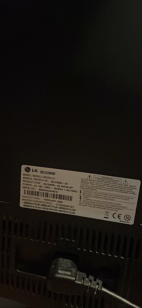 LG flatscreen tv 