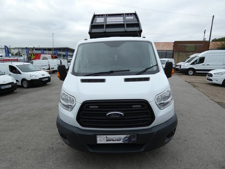 2017 17 FORD TRANSIT DOUBLE CAB TIPPER 81K 7 SEATER LOOK