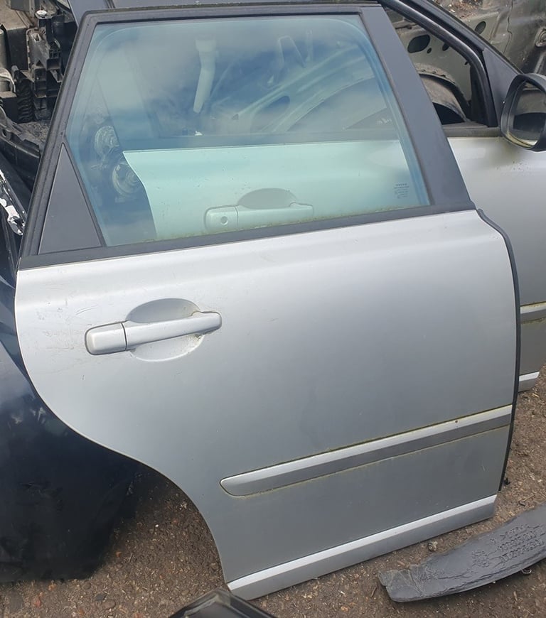 Volvo V50 Left Side Rear Door Silver 2008