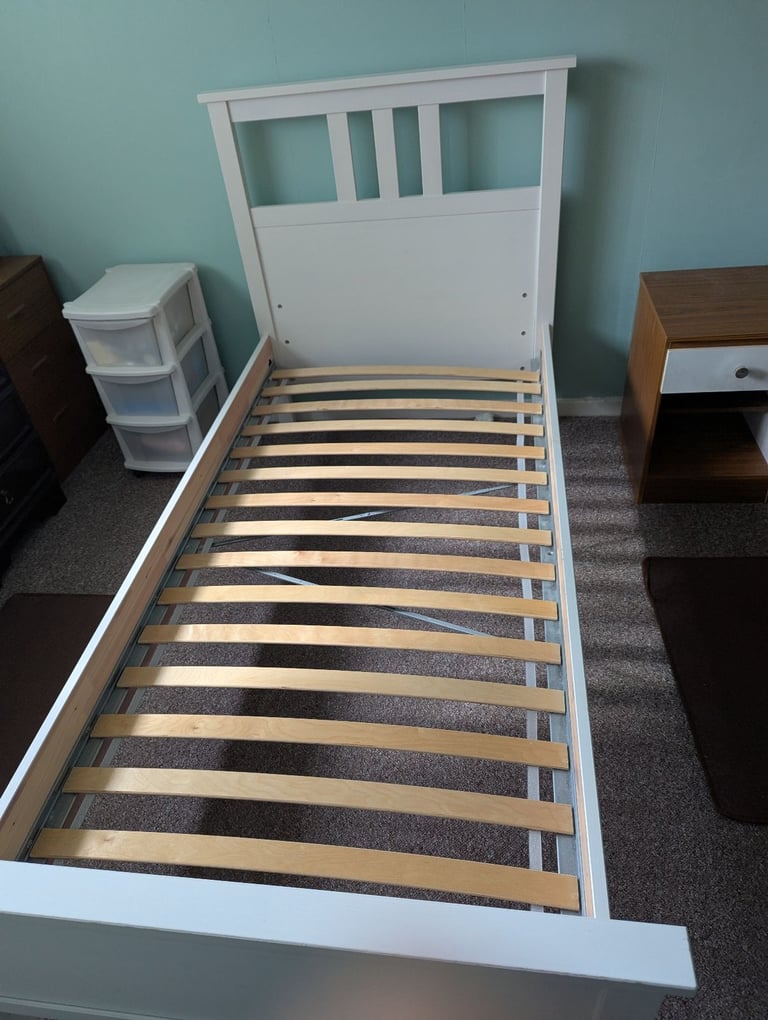 Single Hemnes IKEA bed and mattress 