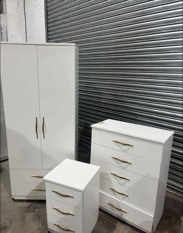 💫Modern fully Assembled Wardrobes, Chest Drawers, Bedside for Bedroom, sale
