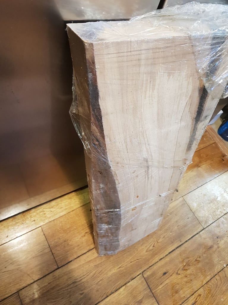 Solid spalted beech slab Offcut 