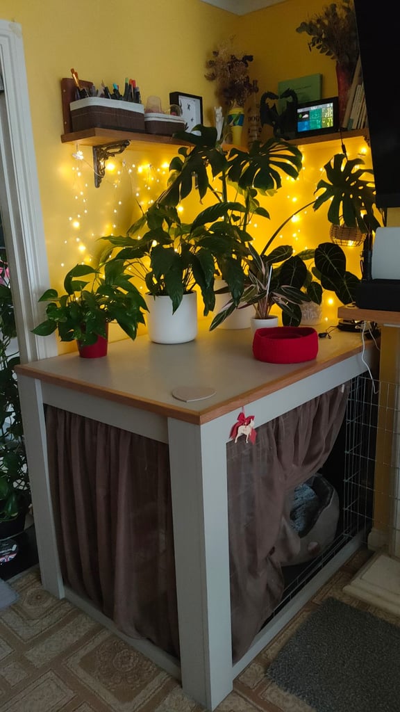 Extra Large dog crate with table