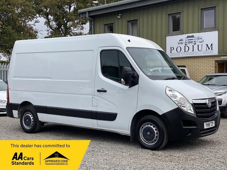 2018 Vauxhall Movano 2.3 CDTI H2 Van 130ps PANEL VAN DIESEL Manual