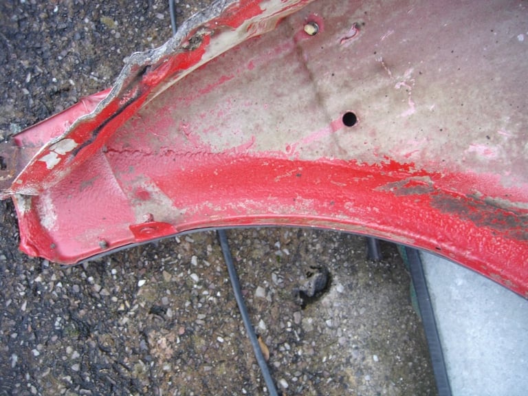VW GOLF MK2 FRONT RIGHT WING RED