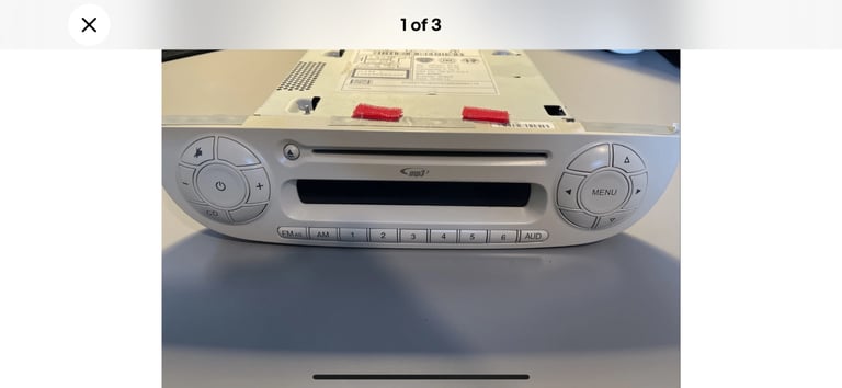 Fiat 500 Stereo Radio CD player from 2015
