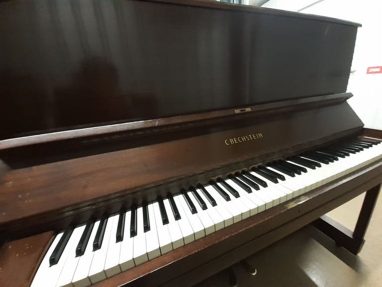 C Bechstein Model 9 upright piano Mahogany *adjustable stool + 1st fine tuning option*