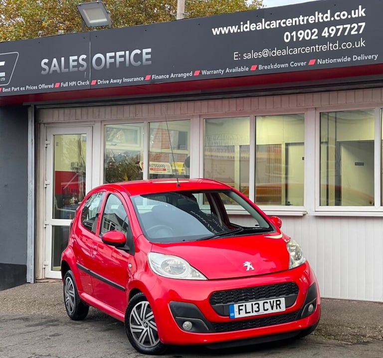 image for 2013 Peugeot 107 1.0 12V Active Hatchback 5dr Petrol 2 Tronic Euro 5 (68 ps) Hatchback Petrol Aut...