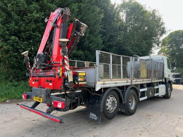 2016 16 DAF CF 400 Euro 6 6x2 sleeper cab 21ft6 dropside FASSI F155 remote crane