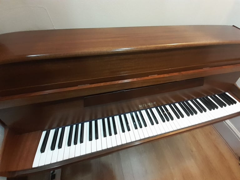 image for Welmar Upright Piano *matching stool + free tuning incl* third practice pedal