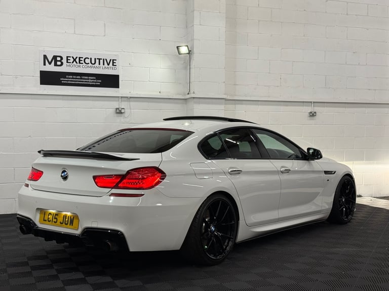 2015 15 BMW 640D M SPORT GRAN COUPE AUTOMATIC 3.0 DIESEL 313BHP WHITE 