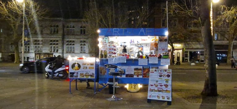 Food Trailer with Coffee Machine for Sale 