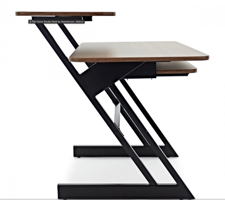 3 tier music studio desk