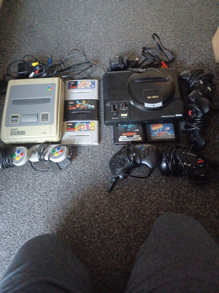 image for Snes and sega megadrive bundle