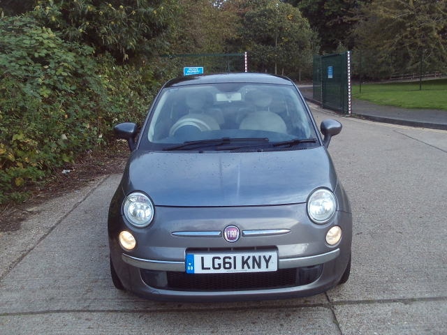 2011 Fiat 500 1.2 Lounge 3dr Grey 46k Miles Years MOT Warranty HATCHBACK Petrol Manual