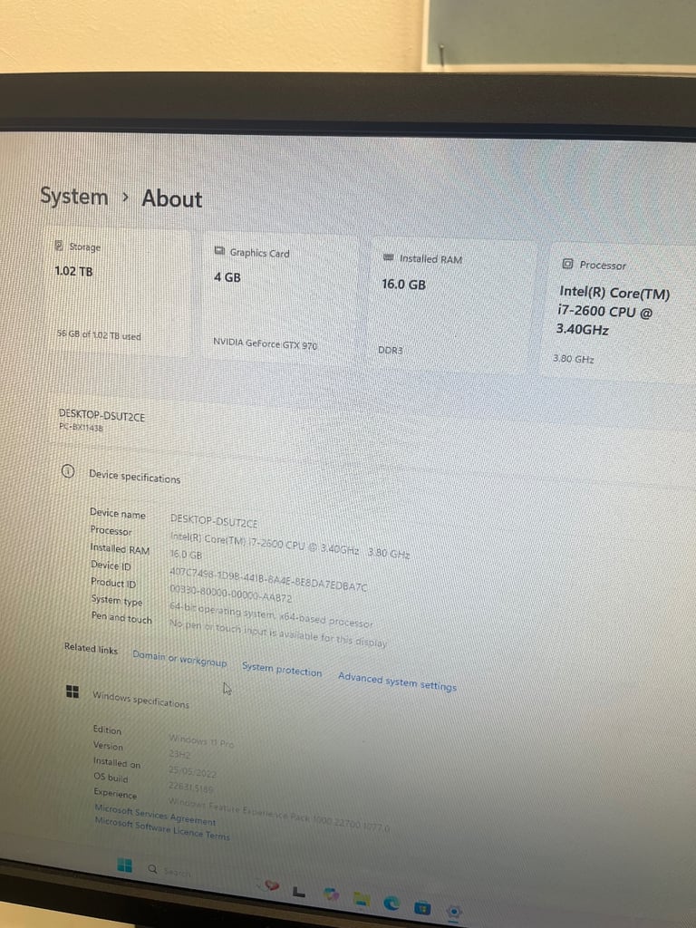 i7 Gaming pc with gtx 970