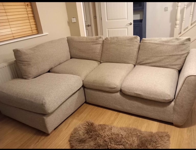 image for Beige L shape sofa  