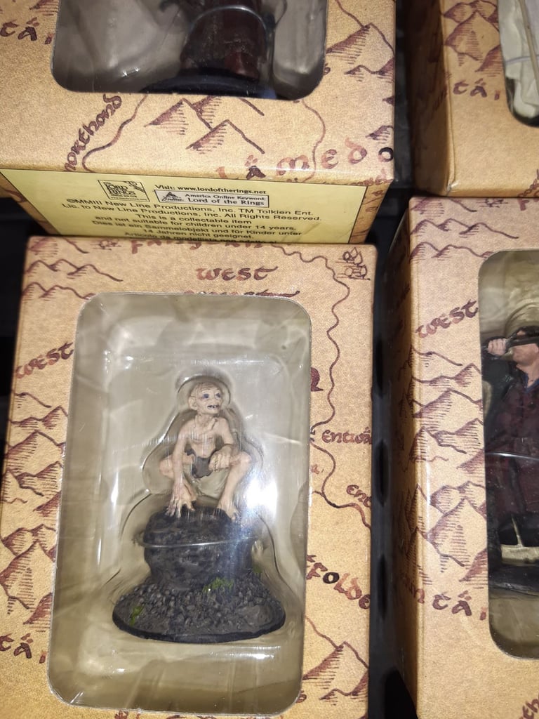 Boxed lord of rings figures collectable