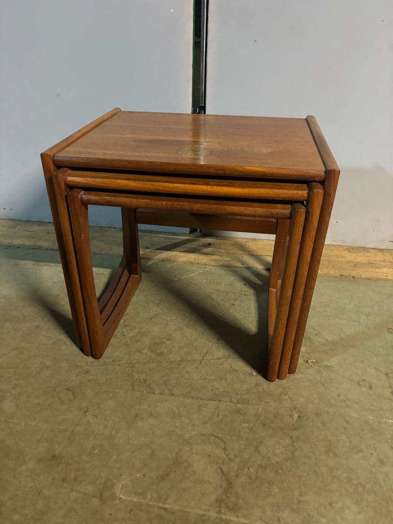 image for Mid century teak Gplan nest of tables 