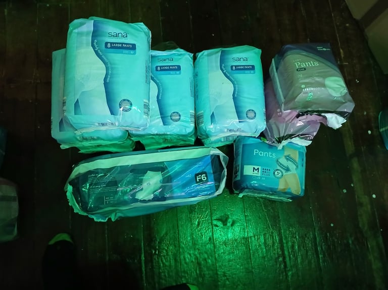 image for Adult Incontinence Pants / Pads Joblot