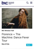 Florence and the machine Bournemouth