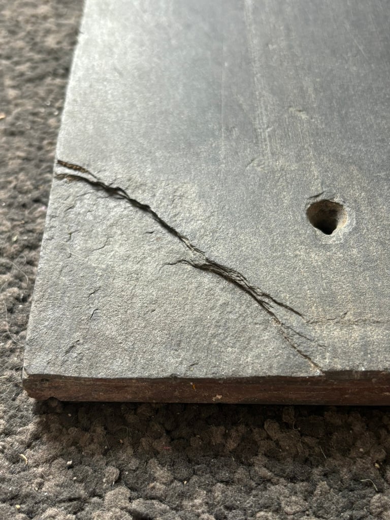 Slate wash stand top