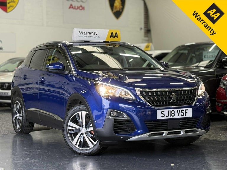 PEUGEOT 3008 1.5 BlueHDi Allure Diesel 2018+AUTOMATIC+SATNAV+360 R-CAM+BTOOT+USB