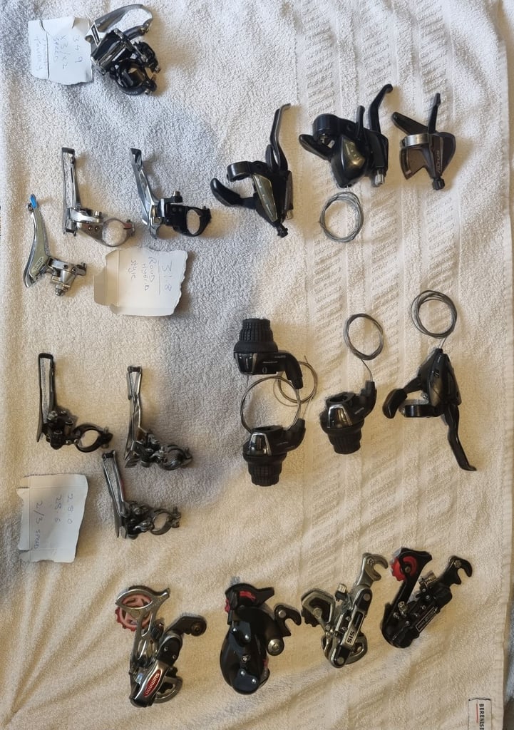 Bike Bicycle Parts Job Lot Gears 5/6/7speed Derailleurs & Shifters