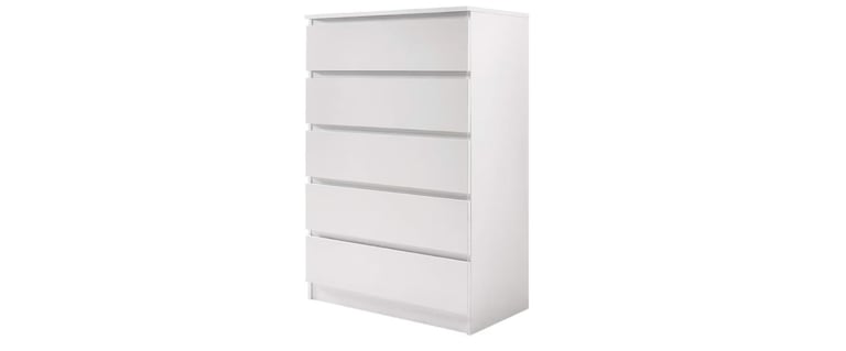 Bed Frame + 2X chest of 3 Drawer Cabinet + 5 chest of Drawer Bedside Storage Cabinet