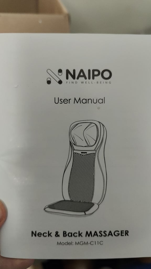 image for Naipo Neck and Back Seat Massager