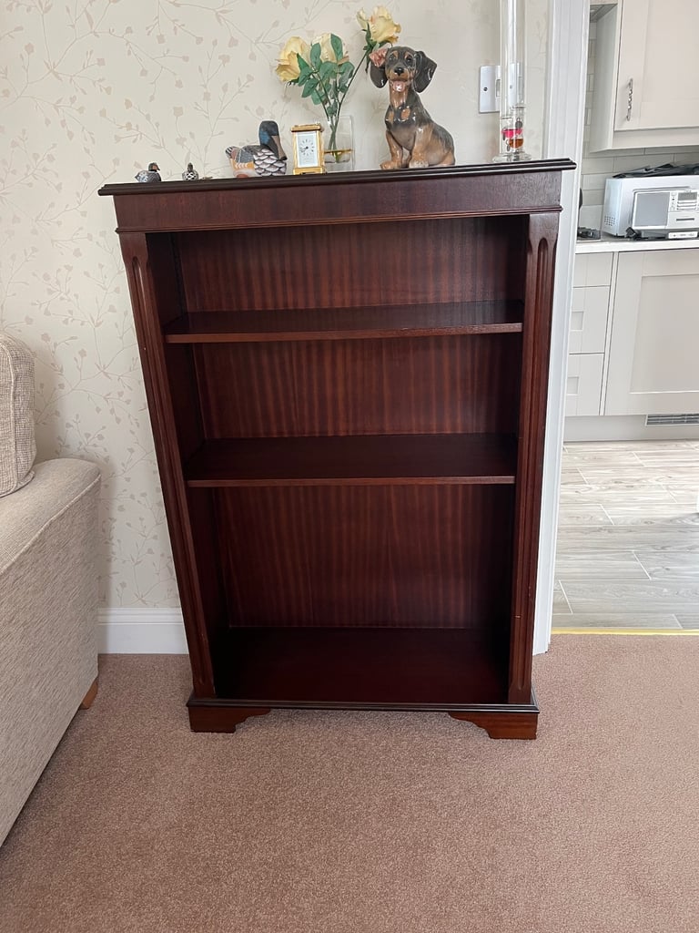 image for Small Open Bookcase in Mahogany