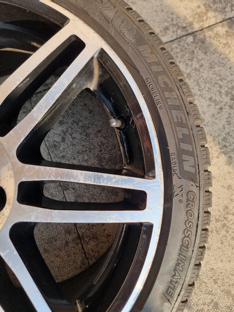 AUDI LEMAN ALLOY WHEEL'S, 4 AVAILABLE, 7MM THREAD, MICHELIN CROSS CLIMATE TYRES 225,40,18