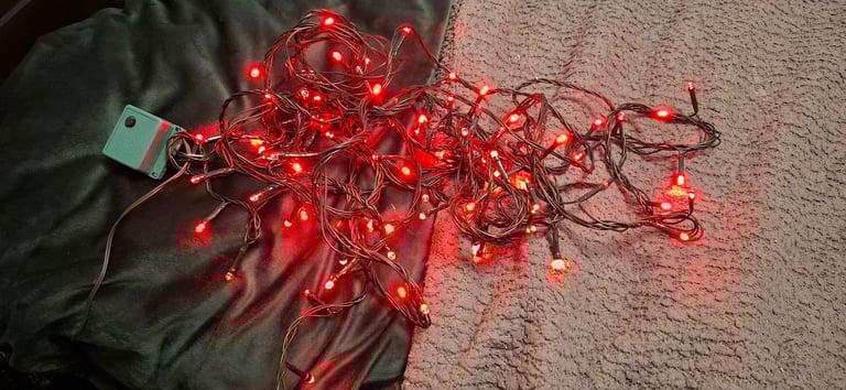 5ft black christmas tree with lights 