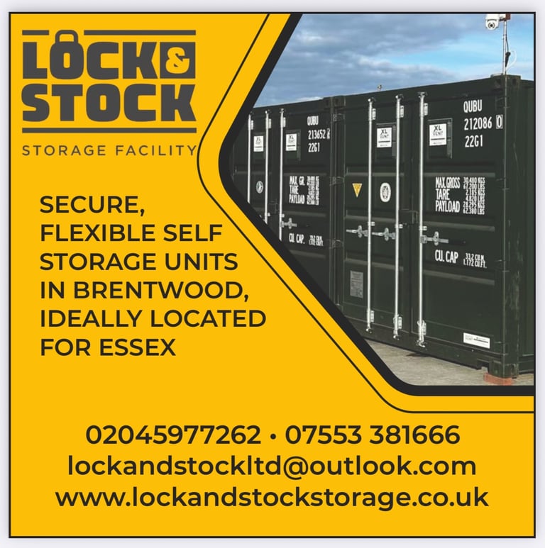 LOCK AND STOCK STORAGE LTD. SELF STORAGE AND CONTAINER HIRE. COMMERCIAL AND DOMESTIC USE. 