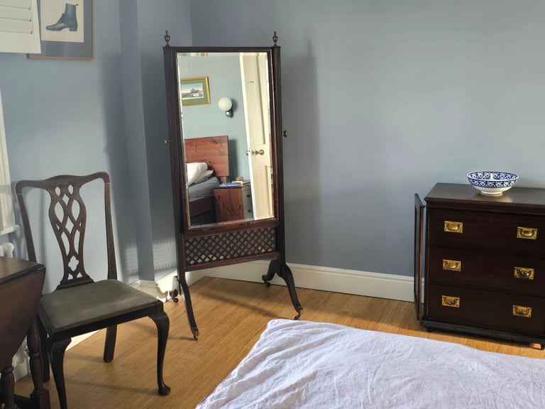 Antique bedroom mirror