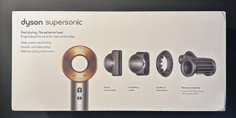 Dyson supersonic hairdryer 5 attatchments