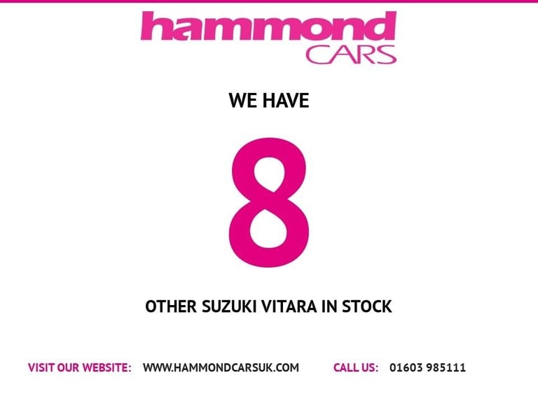 2017 Suzuki Vitara 1.6 SZ5 SUV 5dr Petrol Auto ALLGRIP Euro 6 (s/s) (120 ps) HATCHBACK Petrol Aut...