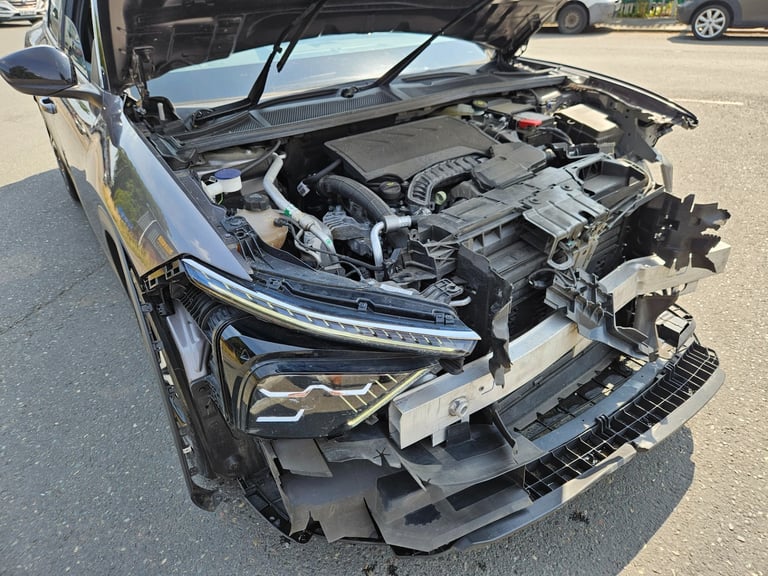 2023 73  CITROEN C5 X 1.2 PureTech 130 Shine 5dr EAT8 Auto Grey Damaged Salvage