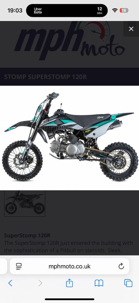 Stomp 125cc Pit Bike