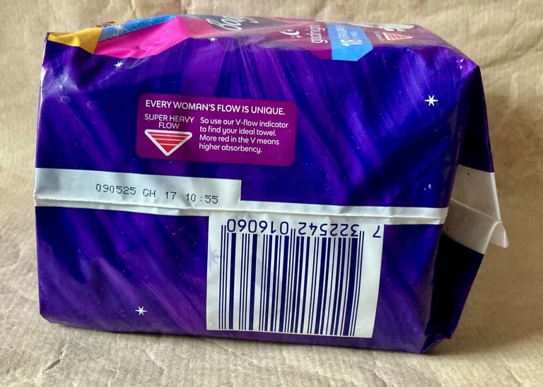 Bodyform Goodnight Ultra Large+ with Wings Super Heavy Flow Sanitary Towels Pads