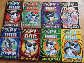 8 Spy Dog Paperback Books By Andrew Cope