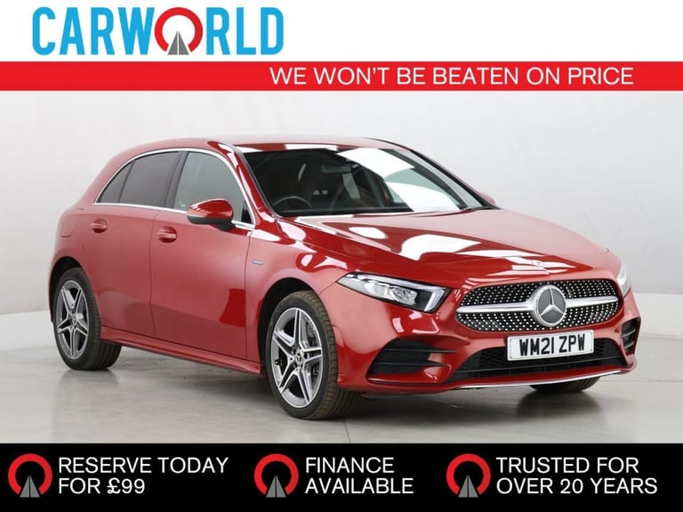 2021 Mercedes-Benz A-Class 1.3 A250e 15.6kWh AMG Line Hatchback 5dr Petrol Plug-in Hybrid 8G-DCT ...