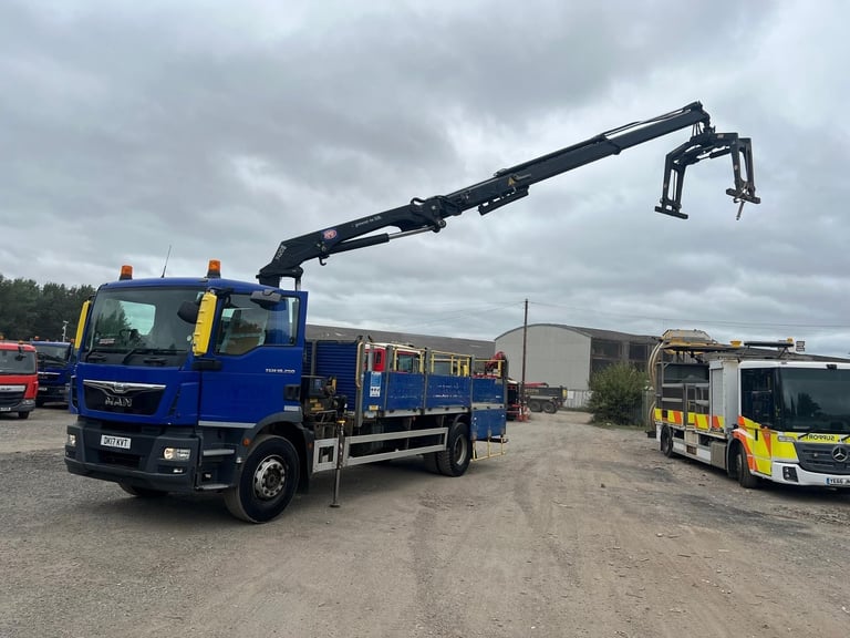 MAN/ ERF TG-M 18.250 18 TONNE CRANE FRONT MOUNTED REMOTE 
